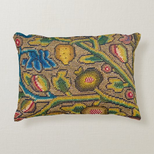 Fruits forest jacquard pillow アクセントクッション (正面)