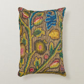 Fruits forest jacquard pillow アクセントクッション (正面(垂直))