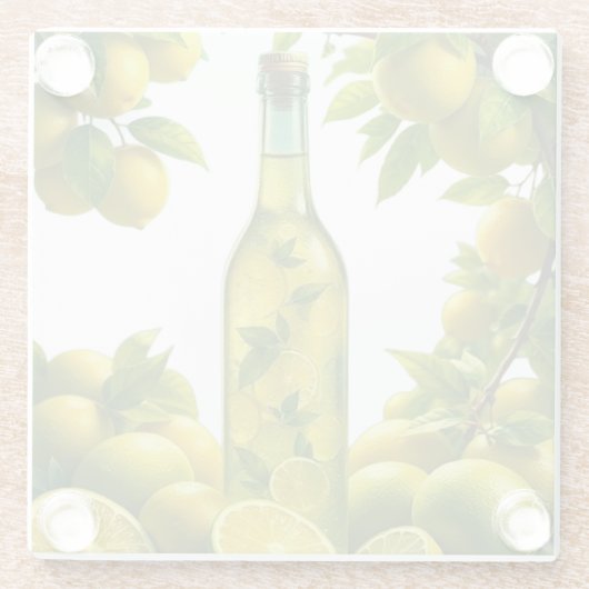 Fruits fusion  ガラスコースター (裏面)