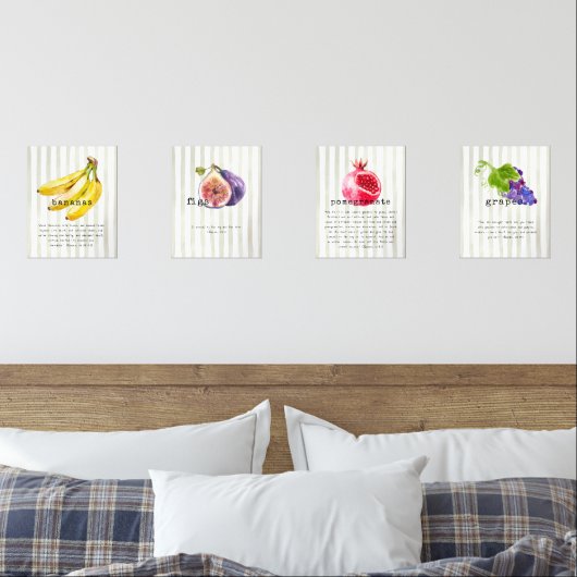 Fruits mentioned in the Quran 8x10 Print Set (寝室)
