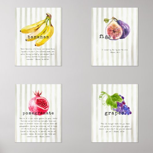 Fruits mentioned in the Quran 8x10 Print Set (正面)