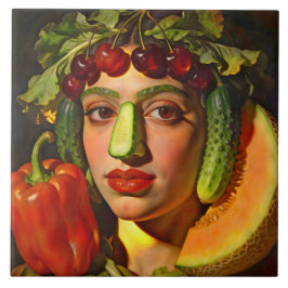 Fruits of Expression – A Surreal Portrait タイル