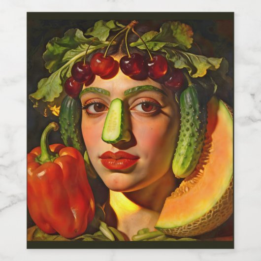 Fruits of Expression – A Surreal Portrait ワインラベル (シングルラベル)