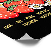 Fruits Of The Spirit Christian Faith Bible Verse J ポスター (角)