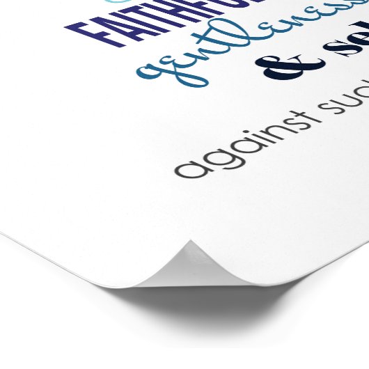 Fruits of the Spirit Poster ポスター (角)