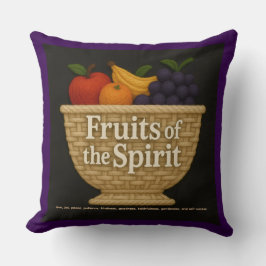 Fruits of the Spirit Yarn Look Pillow クッション