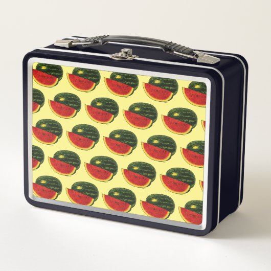 fruits pastèque メタルランチボックス (正面)