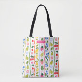 Fruits Pattern Food Summer Elegant Stylish トートバッグ (正面)