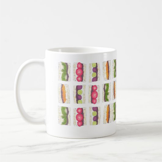 Fruits Sandwiches  コーヒーマグカップ (左)