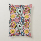 Fruits seamless pattern アクセントクッション (裏面(縦))