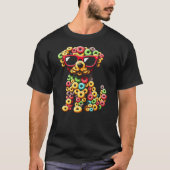 Fruity Feline Fun Fruit Loops Cat Tシャツ (正面)