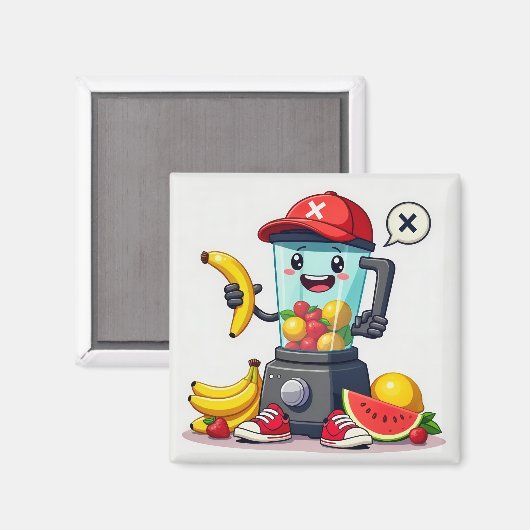 Fruity Fun Blender Buddy マグネット (正面/裏面)