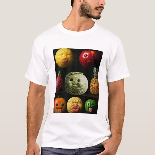 Fruity Meme T-Shirt – Gen Z Funny Graphic Tee Tシャツ (正面)