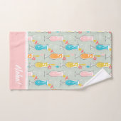 Fruity Tiki Beverages バスタオルセット (ハンドタオル)