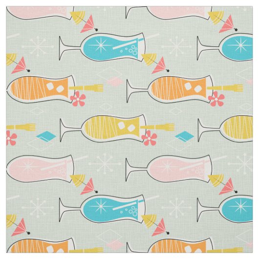 Fruity Tiki Beverages ファブリック (見本)