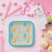 Fruity Tiki Beverages ペーパープレート (パーティー)