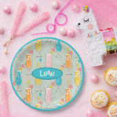 Fruity Tiki Beverages ペーパープレート (パーティー)