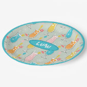 Fruity Tiki Beverages ペーパープレート (アングル)