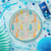 Fruity Tiki Beverages ペーパープレート (パーティー)