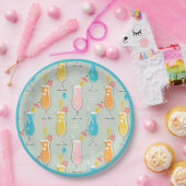 Fruity Tiki Beverages ペーパープレート (パーティー)