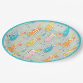 Fruity Tiki Beverages ペーパープレート (アングル)