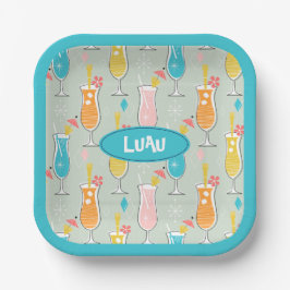 Fruity Tiki Beverages ペーパープレート