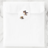 Frulli Frulla (Brainrot)イタリアンステッカー ラウンドシール (バッグ)