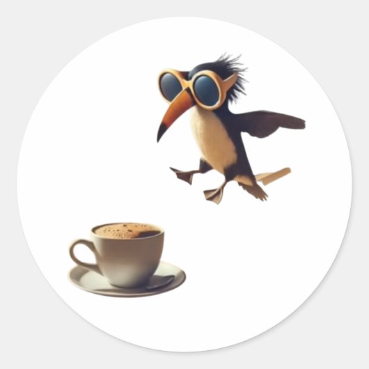 Frulli Frulla (Brainrot)イタリアンステッカー ラウンドシール (正面)