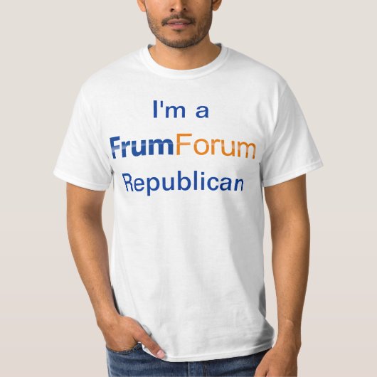 FrumForumの共和党員のTシャツ Tシャツ (正面)