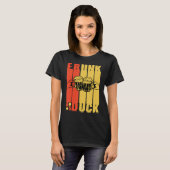 Frunk as Duck皮肉な飲みパーティー Tシャツ (正面フル)