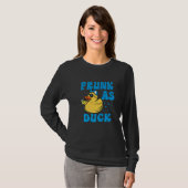 Frunk As Duck Rubber Duck Drinking Meme Humor 5 Tシャツ (正面フル)