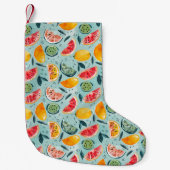 Frutas Coloridas de Verão スモールクリスマスストッキング (正面)