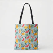 Frutas Coloridas de Verão トートバッグ (正面)