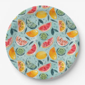 Frutas Coloridas de Verão ペーパープレート (正面)
