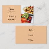 Frutas eのfibras 名刺 (正面/裏面)