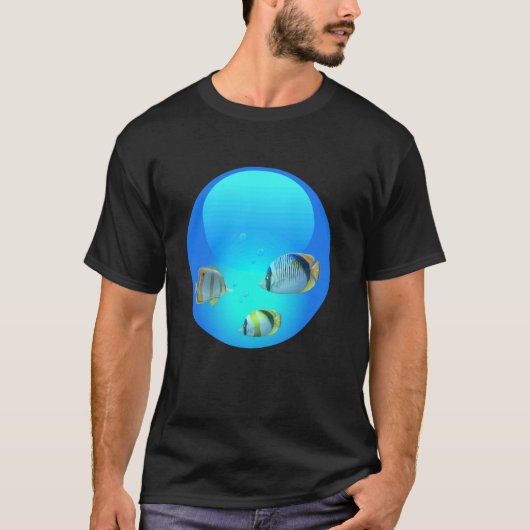 Frutiger Aero 美意識 テクノロジー オーブ フィッシュ Tシャツ (正面)