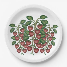 Frutillas ペーパープレート