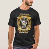 FRYE名、FRYE名紋 Tシャツ (正面)