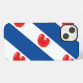 Fryslânの旗 iPhoneケース (裏面横)
