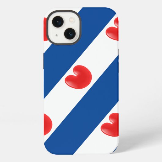 Fryslânの旗 iPhoneケース (裏面)