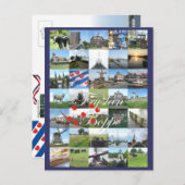 Fryslân Boppeフリースラント州の写真の郵便はがきKaart ポストカード (正面/裏面)