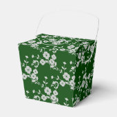 FSスタイル1 – 緑 – 白 – お気に入りボックス、取り出しスタイル フェイバーボックス (正面サイド)