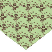 FS-スタイル1-春グリーンブラウンテーブルランナー14x72in ショートテーブルランナー (コーナー)