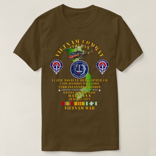 FSBの戦いメリーアン174th AHC 14th AVN 23rd Tシャツ (デザイン正面)