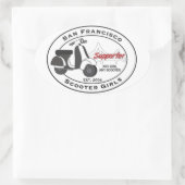 FSGサポータ・ステッカー 楕円形シール (バッグ)