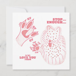 FSH -ストップ Amenty J/K Love You - ASLデザイン カード