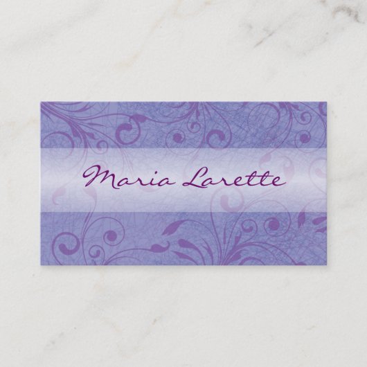 FSHIA SWIRLSグラフィックデザイナーの名刺 名刺 (正面)