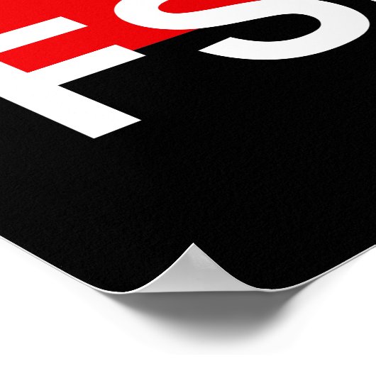 FSLNの国旗 ポスター (角)