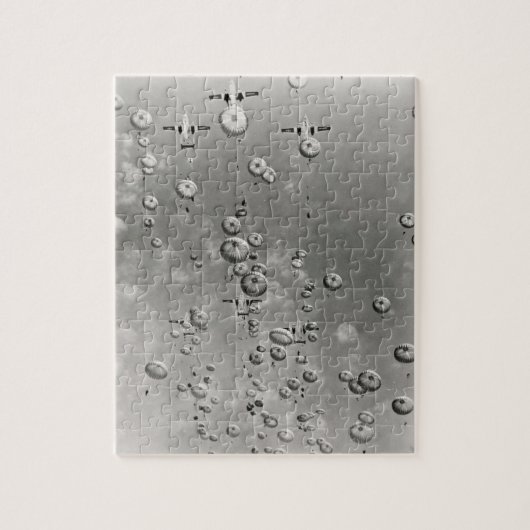 Ft Benning、軍隊Paratrooper Jump ジグソーパズル (縦)