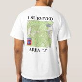 Ft Bragg Area J Tシャツ (裏面)